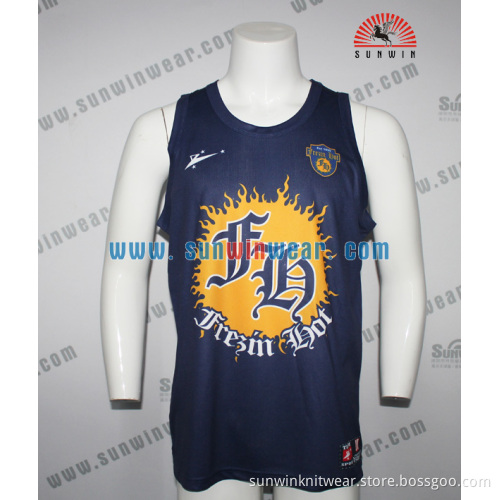 Logo Printed Custom Best Basketball Jersey Design
